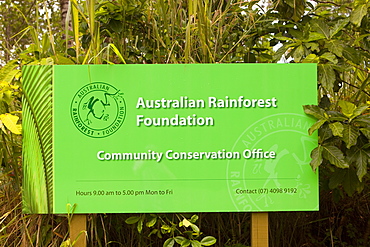 The Headquarters of the Australian Rainforest Foundation in the Daintree rainforest, Queensland, Australia, Pacific