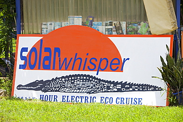 Solar powered wildlife cruise on the Daintree River, Queensland, Australia, Pacific