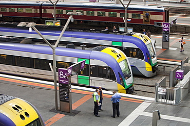 Southern Cross Station in Melbourne, Victoria, Australia, Pacific