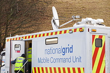 The mobile command unit, Ambleside, Cumbria, England, United Kingdom, Europe