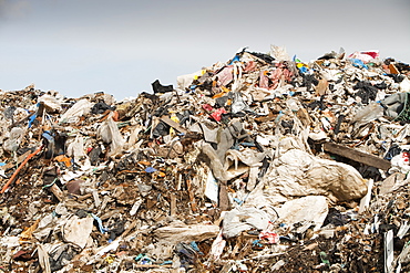 Rubbish dumped on wasteland on the outskirts of Hartlepool, Cleveland, England, United Kingdom, Europe