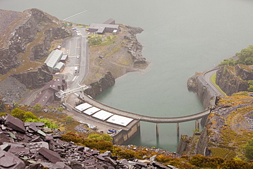 Dinorwig power station in Llanberis, Snowdonia, North Wales, United Kingdom, Europe