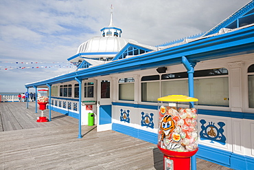 Llandudno Pier in North Wales, United Kingdom, Europe