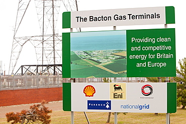 The Bacton gas terminal at Bacton in Norfolk, England, United Kingdom, Europe