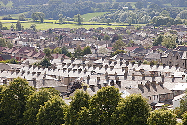 Houses on the outskirts of Clitheroe, Lancashire, England, United Kingdom, Europe