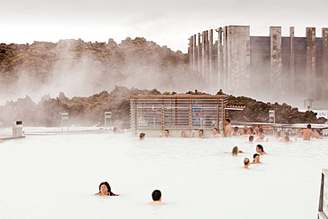 The Blue Lagoon near at Keflavik in Iceland, Polar Regions