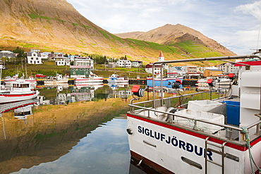 Iceland's most northerly town, Siglufjordur, Iceland, Polar Regions