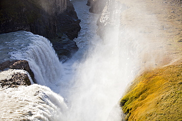 Gullfoss, Icelands most famous and arguably most impressive waterfall, Iceland, Polar Regions