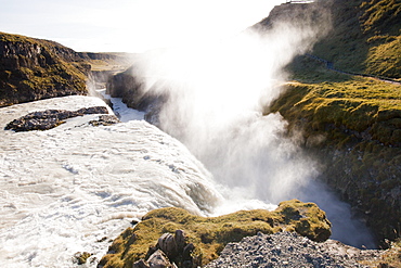 Gullfoss, Icelands most famous and arguably most impressive waterfall, Iceland, Polar Regions