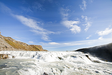 Gullfoss, Icelands most famous and arguably most impressive waterfall, Iceland, Polar Regions