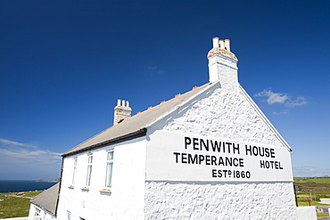 An old Temperance Hotel at Lands End, Cornwall, England, United Kingdom, europe