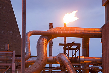 The Ineos oil refinery at Grangemouth in the Firth of Forth, Scotland, United Kingdom, Europe