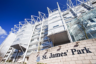 St, James' Park, the home of Newcastle United football club, Newcastle, Tyneside, England United Kingdom, Europe