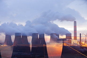 Ratcliffe on Soar coal fired power station in Nottinghamshire, England, United Kingdom, Europe