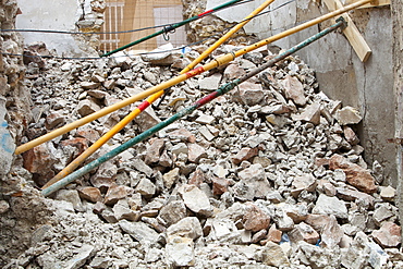 Earthquake damage, Lorca, Andalucia, Spain, Europe