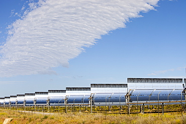 The Andasol solar power station near Guadix, Andalucia, Spain, Europe