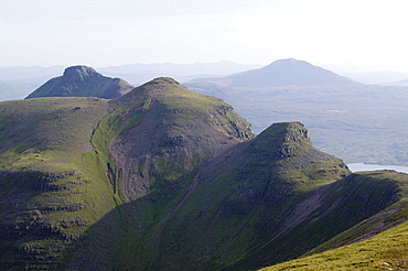 Quinag mountain in Sutherland, Scottish Highlands, Scotland, United Kingdom, Europe