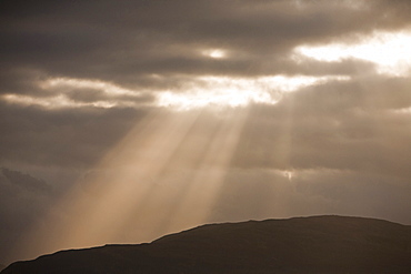 Jacobs ladders over the Isle of Raasay, Scotland, United Kingdom, Europe