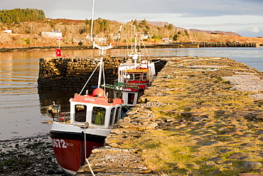 Fishing boats in Broadford, Isle of Skye, Scotland, United Kingdom, Europe