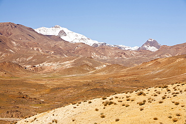 Tamazight looking towards Jebel Sirwa in the Anti Atlas mountains of Morocco, North Africa, Africa