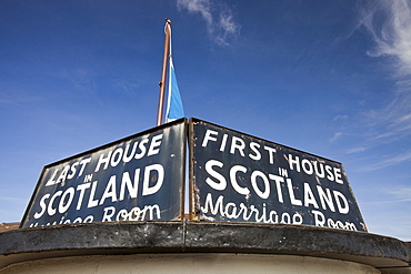 The world famous Gretna Green Marriage Room at the first and last house, Dumfires and Galloway, Scotland, United Kingdom, Europe