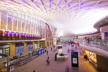 The new Kings Cross railway station, London, England, United Kingdom, Europe