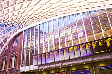 The new Kings Cross railway station, London, England, United Kingdom, Europe