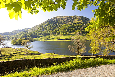 Rydal Water in spring, near Ambleside in the Lake District, Cumbria, England, United Kingdom, Europe