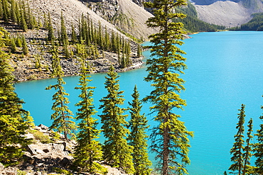 Moraine Lake, Banff National Park, UNESCO World Heritage Site, Alberta, Canadian Rockies, Canada, North America