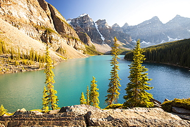 Moraine Lake, Banff National Park, UNESCO World Heritage Site, Alberta, Canadian Rockies, Canada, North America