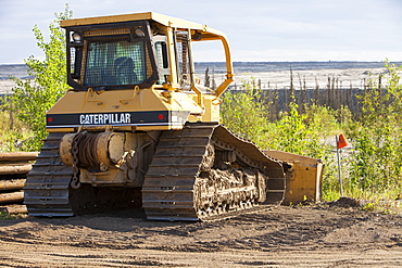 Shell's Albian Sands tar sands mine, Alberta, Canada, North America