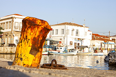 Myrina harbour on Lemnos, Greek Islands, Greece, Europe