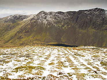 Stone Stripes on Coniston Old Man, Lake District National Park, Cumbria, England, United Kingdom, Europe