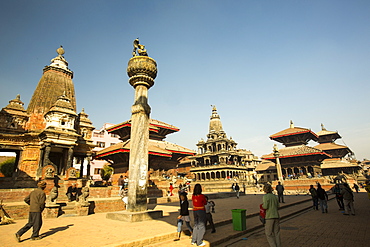 Patan's Durbar Square, Patan, UNESCO World Heritage Site, Kathmandu, Nepal, Asia