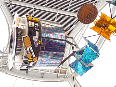 A satellite at the National Space Centre in Leicester, England, United Kingdom, Europe