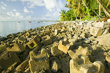 Funafuti atol Tuvalu, Pacific