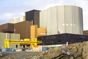 Wylfa nuclear power station on Anglesey, Wales, United Kingdom, Europe