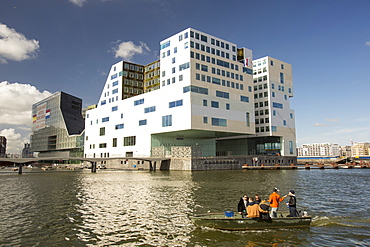 The modern Palace of Justice building in Amsterdam, Netherlands, Europe