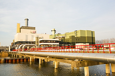 The Diemen combined heat and power plant on the outskirts of Amsterdam, Netherlands, Europe