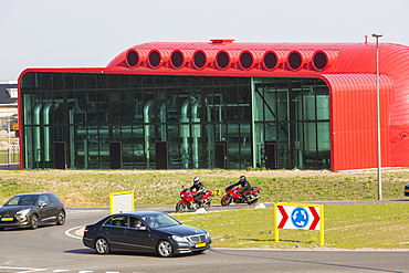 This futuristic looking building receives hot water in an 11km long pipe from the Diemen, Almere, Netherlands, Europe