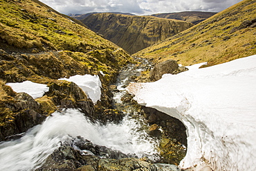 Raise Beck above Dunmail Raise in the Lake District, Cumbria, England, United Kingdom, Europe