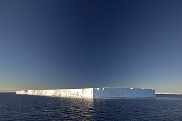 A tabular iceberg off Livoinstone Island on the Antarctic Peninsular. The peninsular is one of the fastest warming places on the planet.