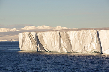 A tabular iceberg off Livoinstone Island on the Antarctic Peninsular. The peninsular is one of the fastest warming places on the planet.