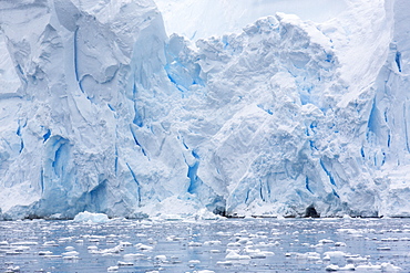 Retreating glaciers in Wilhelmina Bay off Graham Land on the Antarctic Peninsular, which is one of the fastest warming places on the planet.