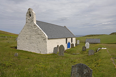 Eglwys y Grog Church of the Holy Cross, Mwnt, Ceredigion, Wales, UK, Europe