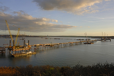 South Hook LNG Jetty, Milford Haven, Pembrokeshire, Wales, UK, Europe