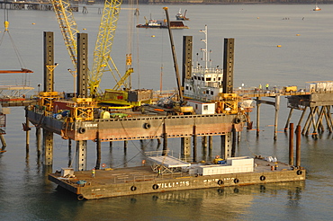 South Hook LNG Jetty, Milford Haven, Pembrokeshire, Wales, UK, Europe