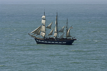 Tall ship, Milford Haven, Wales, UK