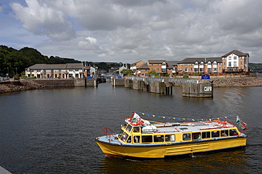 Penarth Marina and water bus, Cardiff Bay, Cardiff, Wales, UK, Europe