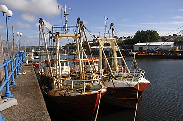 Fishing boats, Milford Docks, Wales UK